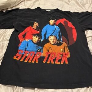 Vintage Star Trek Graphic Black T-Shirt